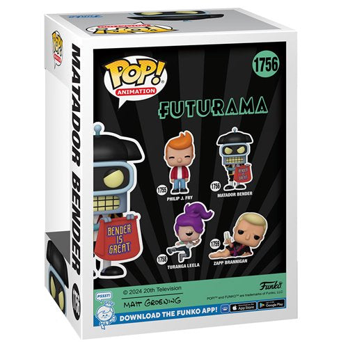 Futurama Matador Bender Funko POP! #1756